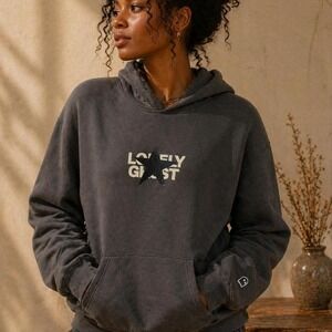 Lonely Ghost black hoodie #goth #emo